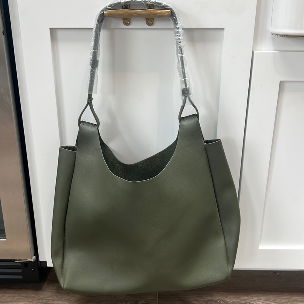 Neiman Marcus Dark Green Tote